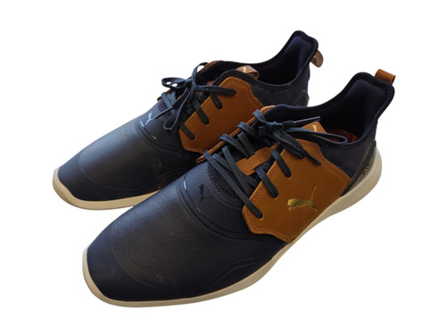 Vist Large View of Product Image Which is Used Puma Mens Golf Shoes Navy Blue Senior 9