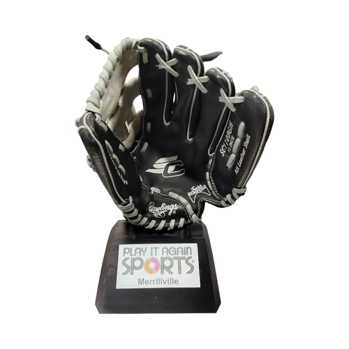 Vist Large View of Product Image Which is Used Rawlings SC110BGH BB/SB Glove RH Throw Black 11"