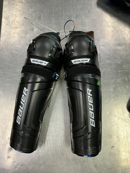 Vist Large View of Product Image Which is New BAUER X SHIN GUARDS JR 12"