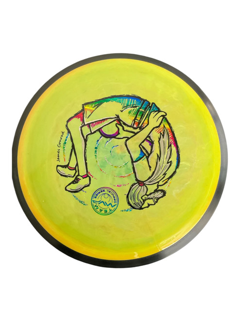 Vist Large View of Product Image Which is Used MVP NEW VOLT GYRO DRIVER Disc Golf Driver Yellow