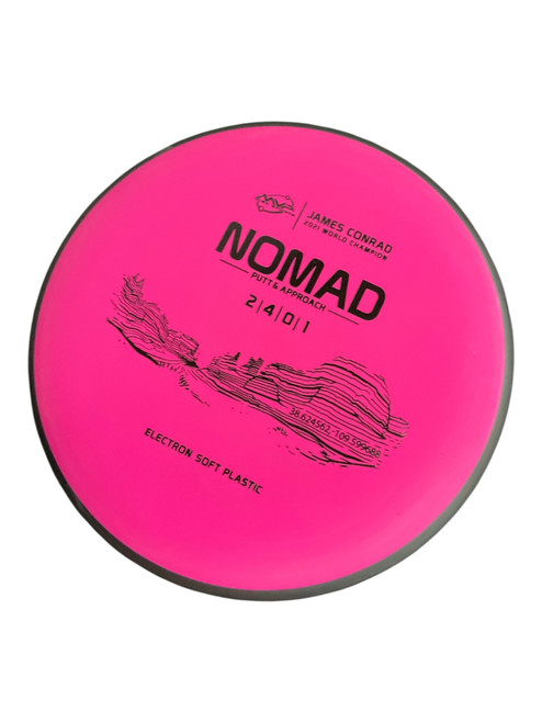Vist Large View of Product Image Which is Used MVP NEW NOMAD PUTTER Disc Golf Putter Pink