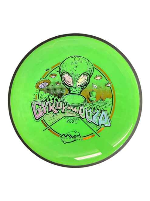 Vist Large View of Product Image Which is Used MVP NEW UPLINK MIDRANGE Disc Golf Mid Range Lime Green