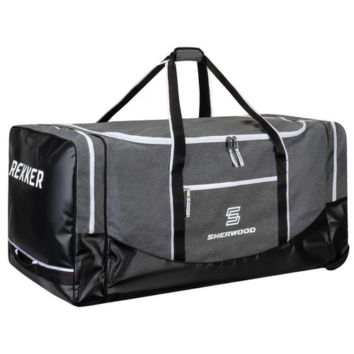 Vist Large View of Product Image Which is Sherwood Rekker Goalie Wheel Bag, Black