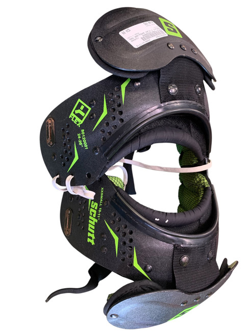 Vist Large View of Product Image Which is Used Schutt Y FLEX FB Shoulder Pads Black XXS