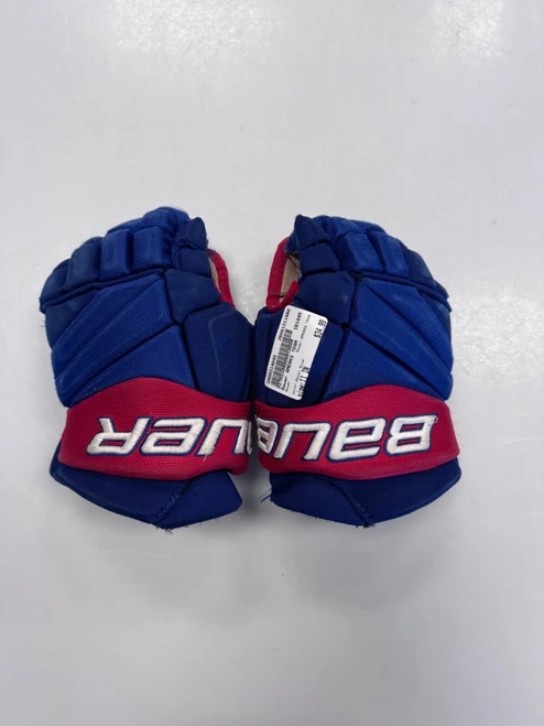 Vist Large View of Product Image Which is Used Bauer AMERKS TEAM Junior Gloves Royal Blue 11"