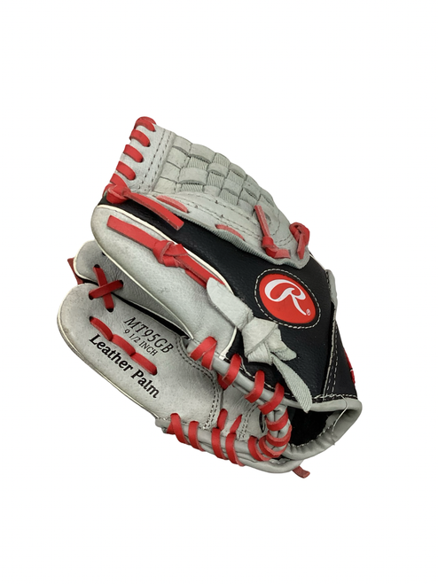 Vist Large View of Product Image Which is Used Rawlings MT95GB BB/SB Glove LH Throw Grey 9 1/2"