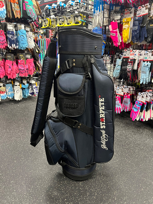 Vist Large View of Product Image Which is Used GOLD EAGLE STARPETE Mens Cart Bag Navy Blue