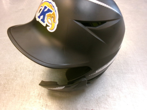 Vist Large View of Product Image Which is Used Easton ELITE MAX Batting Helmet No Mask Black LG