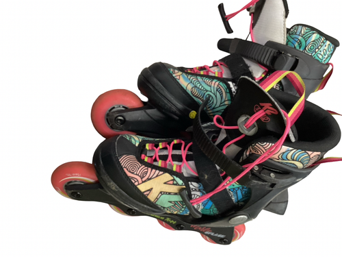 Vist Large View of Product Image Which is Used K2 MARLEE SPLASH Junior Rec Fitness Skates Pink Junior 03