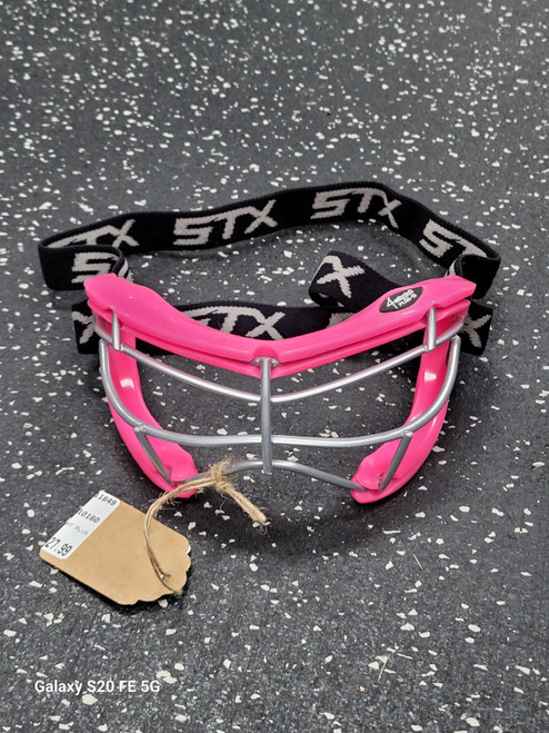 Vist Large View of Product Image Which is Used STX 4 SIGHT PLUS Lacrosse Facial Protect Pink Youth