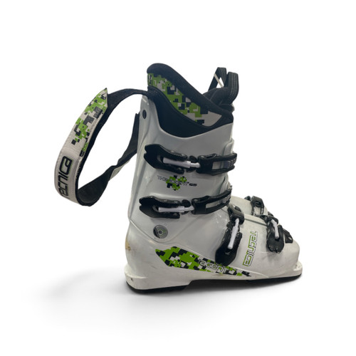 Vist Large View of Product Image Which is Used Tecnica THE AGENT 65 Mens DH Ski Boot White 250 MP - M07 - W08