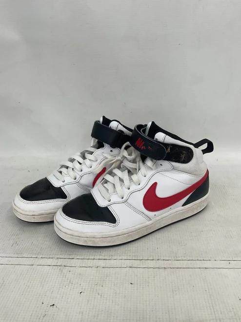 Vist Large View of Product Image Which is Used Nike AIR JORDAN Basketball Shoes M White Junior 04