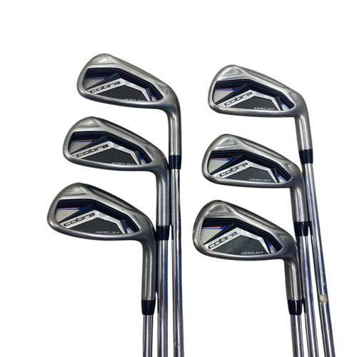 Vist Large View of Product Image Which is Used Cobra AEROJET Mens Iron Set RH 6I-GW/AW