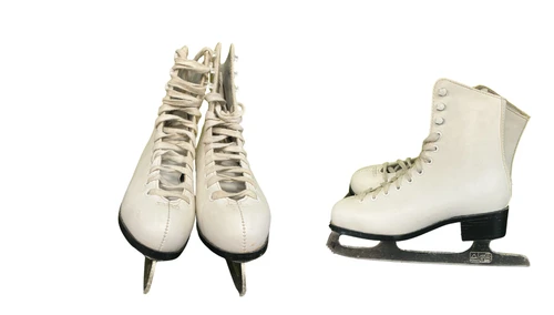 Vist Large View of Product Image Which is Used CCM COMPETITOR Girls Figure Skate White Junior 03