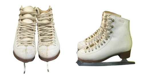 Vist Large View of Product Image Which is Used GAM Girls Figure Skate White Junior 02