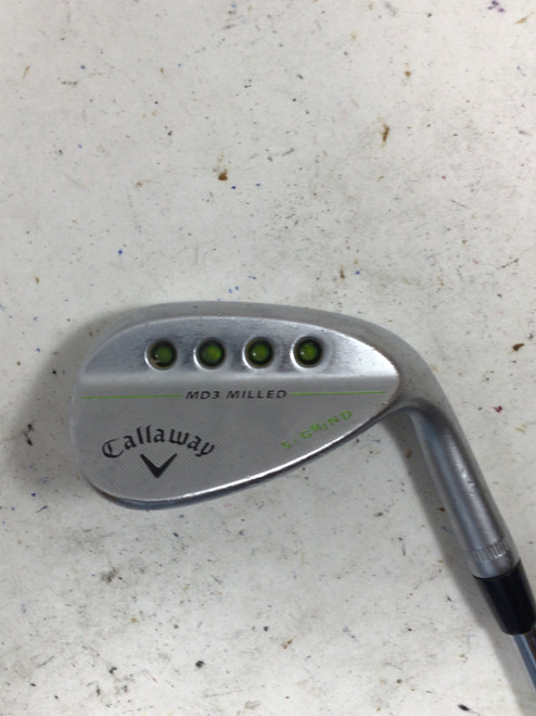 Vist Large View of Product Image Which is Used Callaway MD3 MILLED S GRIND WEDGE Golf Wedge Mens RH 54 Degree