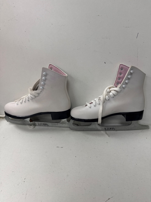 Vist Large View of Product Image Which is Used Lange CLASSIC WomensFigure Skate White Senior 6