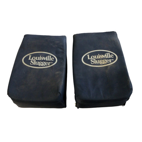 Vist Large View of Product Image Which is Used Louisville Slugger KNEE SAVERS BB/SB Catchers Knee Savers Black