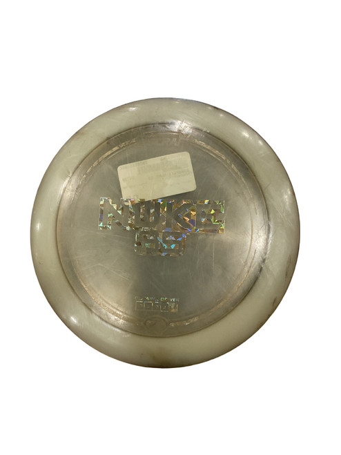 Vist Large View of Product Image Which is Used Discraft NUKE SS Disc Golf Driver White