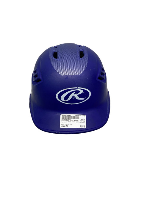 Vist Large View of Product Image Which is Used Rawlings R16S ROYAL BATTING HELMET Batting Helmet No Mask Royal Blue MD