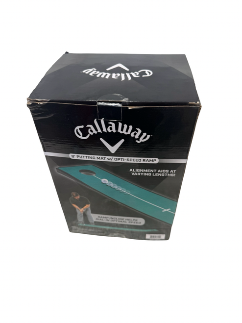 Vist Large View of Product Image Which is New Callaway 8' PUTTING MAT W/ Opti-Speed Ramp