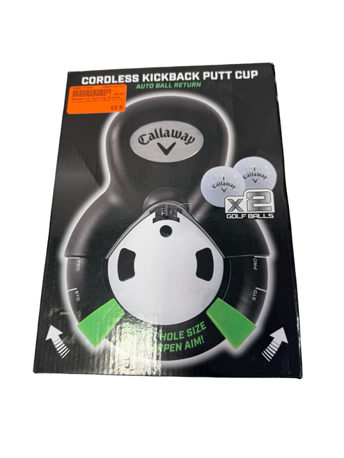 Vist Large View of Product Image Which is New Callaway CORDLESS KICKBACK PUTT CUP Putting Aid