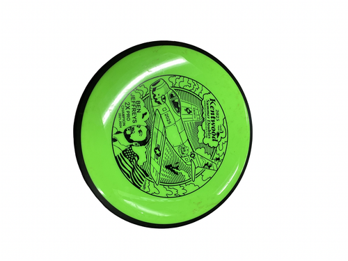 Vist Large View of Product Image Which is Used MVP KENTWOOD SUMMER DOUBLES Disc Golf Putter Yellow