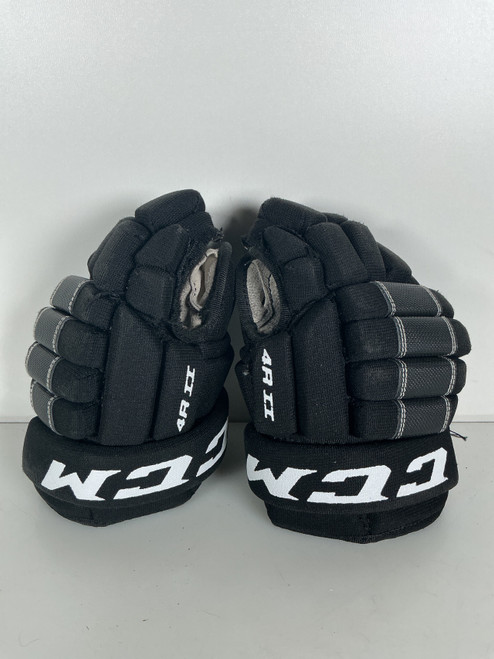 Vist Large View of Product Image Which is Used CCM 4R II GLOVES Youth Black 9"