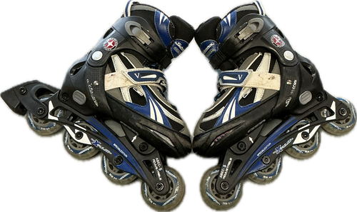 Vist Large View of Product Image Which is Used Schwinn ADJUSTABLE Junior Rec Fitness Skates Black Adjustable