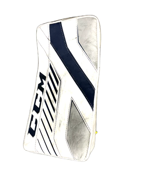 Vist Large View of Product Image Which is Used CCM AXIS 1.5 Junior Goalie Blocker White