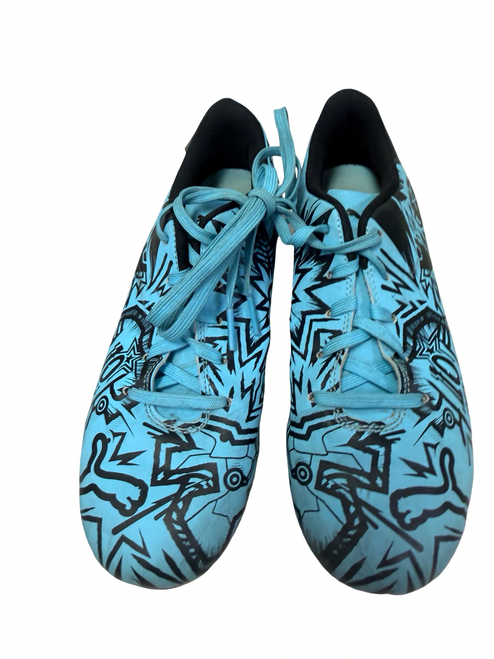 Vist Large View of Product Image Which is Used Puma Pulisic 10 107500-02 Soccer Cleats Carolina Blue Junior 03.5