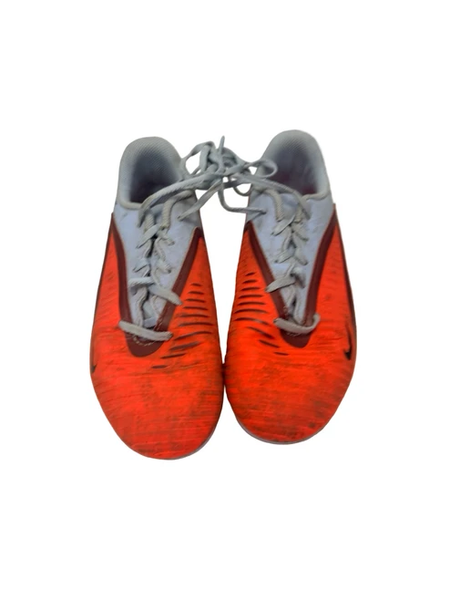 Vist Large View of Product Image Which is Used Nike Phantom 6 Low Club FG HM9202-400 Soccer Cleats Grey Junior 04.5
