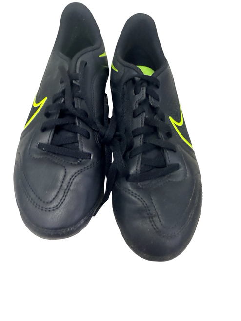 Vist Large View of Product Image Which is Used Nike TIEMPO Legend 9 Club FG DA1331-070 Soccer Cleats Black Junior 05.5