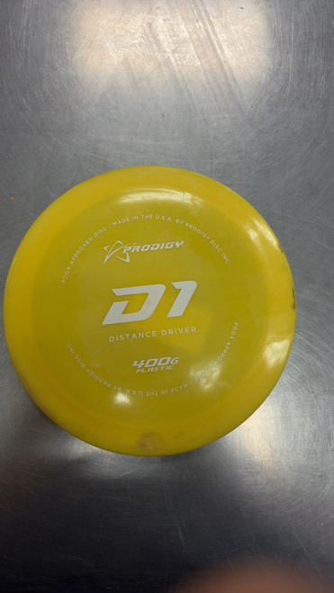 Vist Large View of Product Image Which is Used Prodigy D1 Disc Golf Driver Yellow