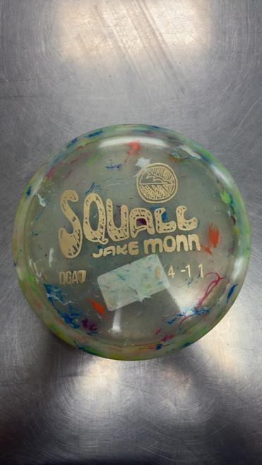 Vist Large View of Product Image Which is Used DGA SQUALL Disc Golf Mid Range Grey