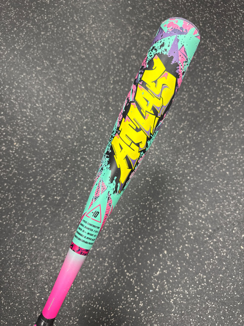 Vist Large View of Product Image Which is Used Louisville Slugger ATLAS Wildstyle 2026 28/10 -10 USSSA 2 3/4 Bat
