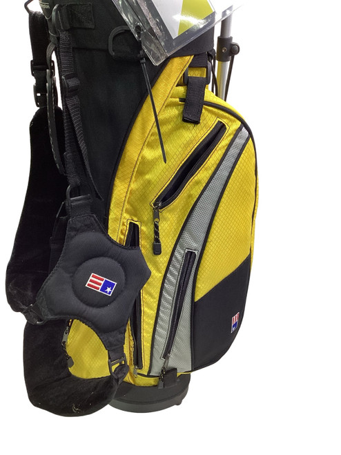 Vist Large View of Product Image Which is Used US Kids 4 WAY STAND BAG Jr Stand Bag Black And Yellow