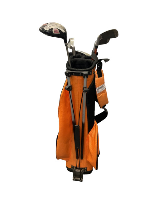 Vist Large View of Product Image Which is Used US Kids 6 PC JR SET RH Jr Package Set RH Black And Orange 6 Piece