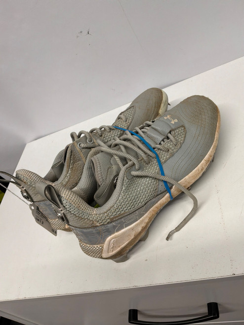 Vist Large View of Product Image Which is Used Under Armour BRYCE HARPER SPIKED BB/SB Cleats Grey Senior 10