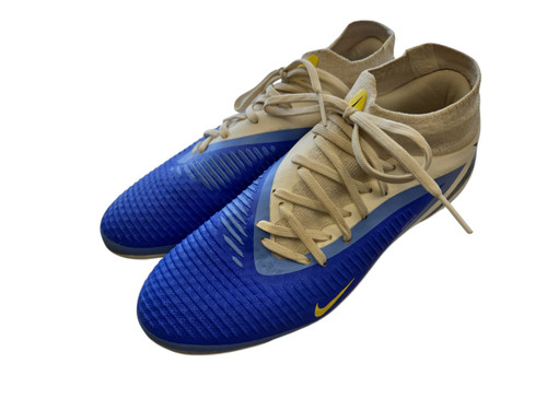 Vist Large View of Product Image Which is Used Nike PHANTOM 6 HIGH ACADEMY Soccer Cleats Royal Blue Senior 5