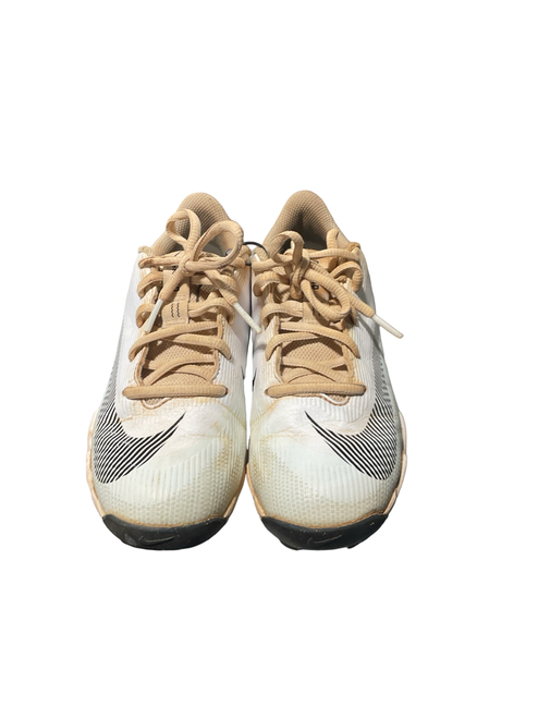 Vist Large View of Product Image Which is Used Nike DIAMOND WHT CLEATS BB/SB Cleats White Junior 03.5