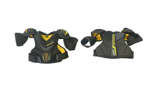 Vist Large View of Product Image Which is Used Bauer MX3 Youth Shoulder Pads MD