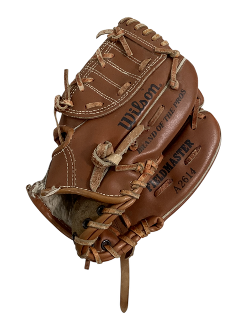 Vist Large View of Product Image Which is Used Wilson FIELDMASTER Baseball/Softball Glove Right Hand Throw Brown 10"
