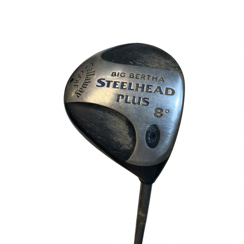 Vist Large View of Product Image Which is Used Callaway BIG BERTHA STEELHEAD PLUS Mens Driver RH 8.0 Degree