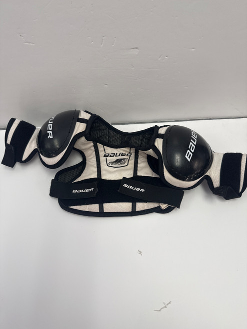 Vist Large View of Product Image Which is Used Bauer JT19 S/P Youth Shoulder Pads SM