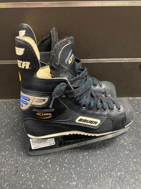 Vist Large View of Product Image Which is Used Bauer SUPREME 1000 Senior Hockey Skate Senior 7