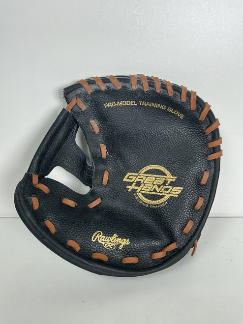 Vist Large View of Product Image Which is Used Rawlings GREAT HANDS TRAINING GLOVE BB/SB Catchers RHT Black 28"