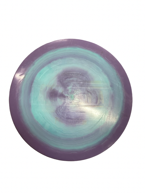 Vist Large View of Product Image Which is Used Discraft ATHENA Disc Golf Driver Purple