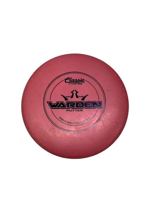 Vist Large View of Product Image Which is Used Dynamic Discs WARDEN Disc Golf Putter Red