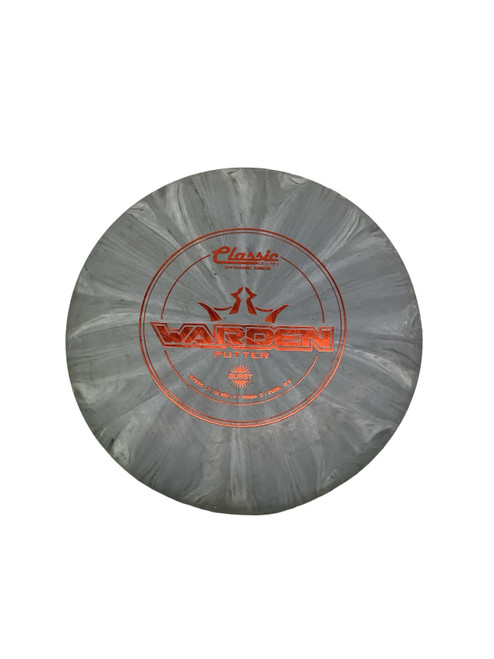 Vist Large View of Product Image Which is Used Dynamic Discs WARDEN Disc Golf Putter Grey